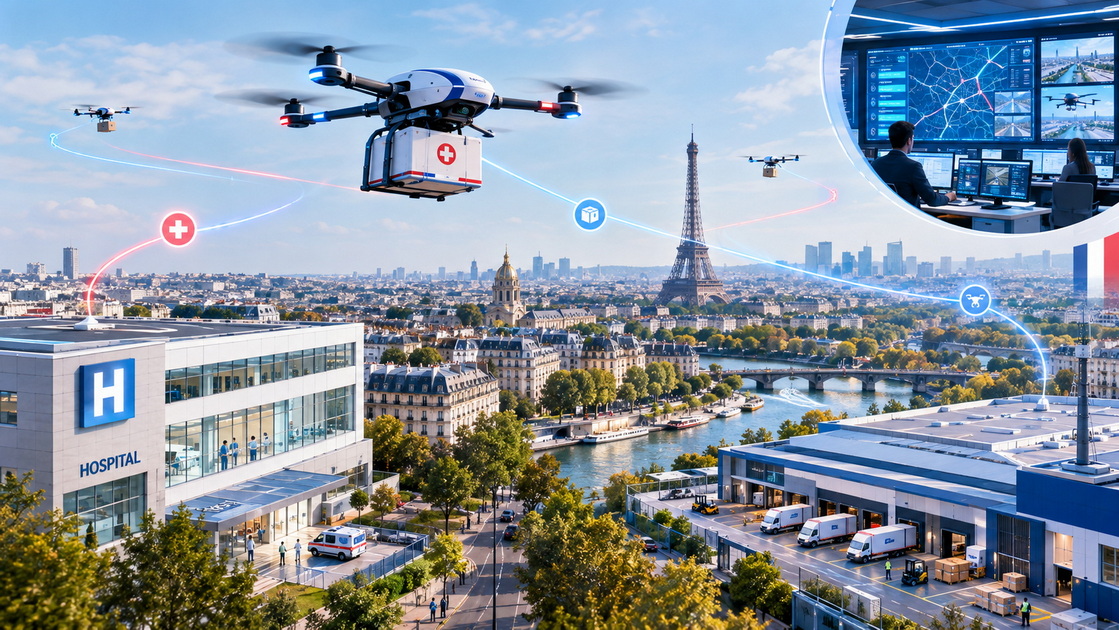 1France Drone Logistics Network 1France Drone Logistics Network