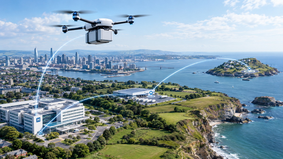 1Drone Logistics Network Over UK 1Drone Logistics Network Over UK