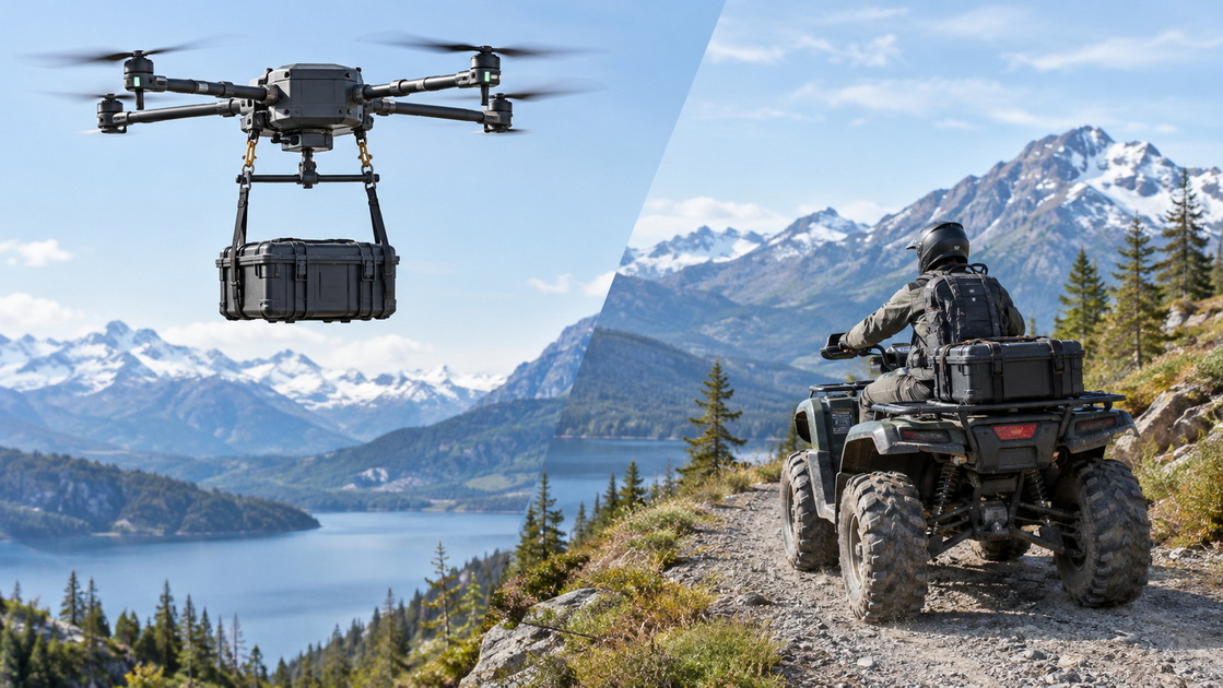 1Heavy Lift Drone And ATV Comparison 1Heavy Lift Drone And ATV Comparison