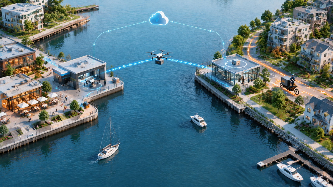 4Coordinated Drone And Ground Delivery Network 4Coordinated Drone And Ground Delivery Network