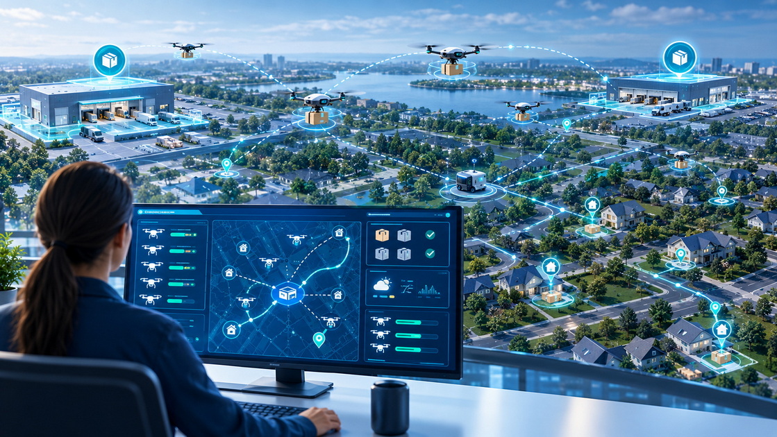 4Integrated Drone Delivery Network Management 4Integrated Drone Delivery Network Management