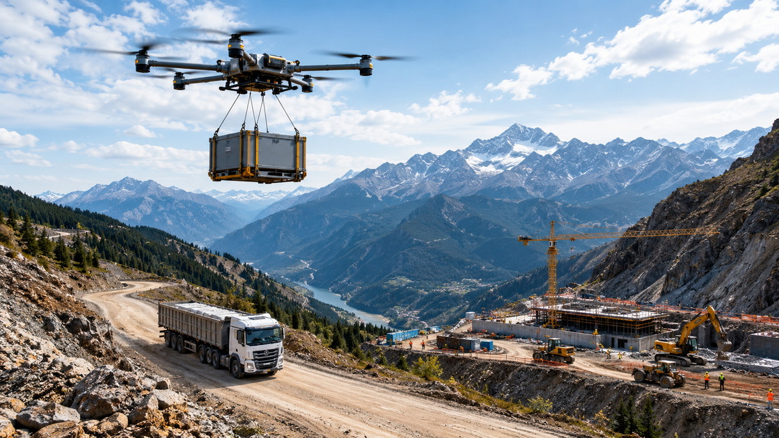 1Cargo Drone And Road Freight Comparison 1Cargo Drone And Road Freight Comparison