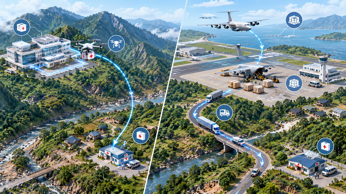 2Drone Logistics And Air Freight Comparison 2Drone Logistics And Air Freight Comparison