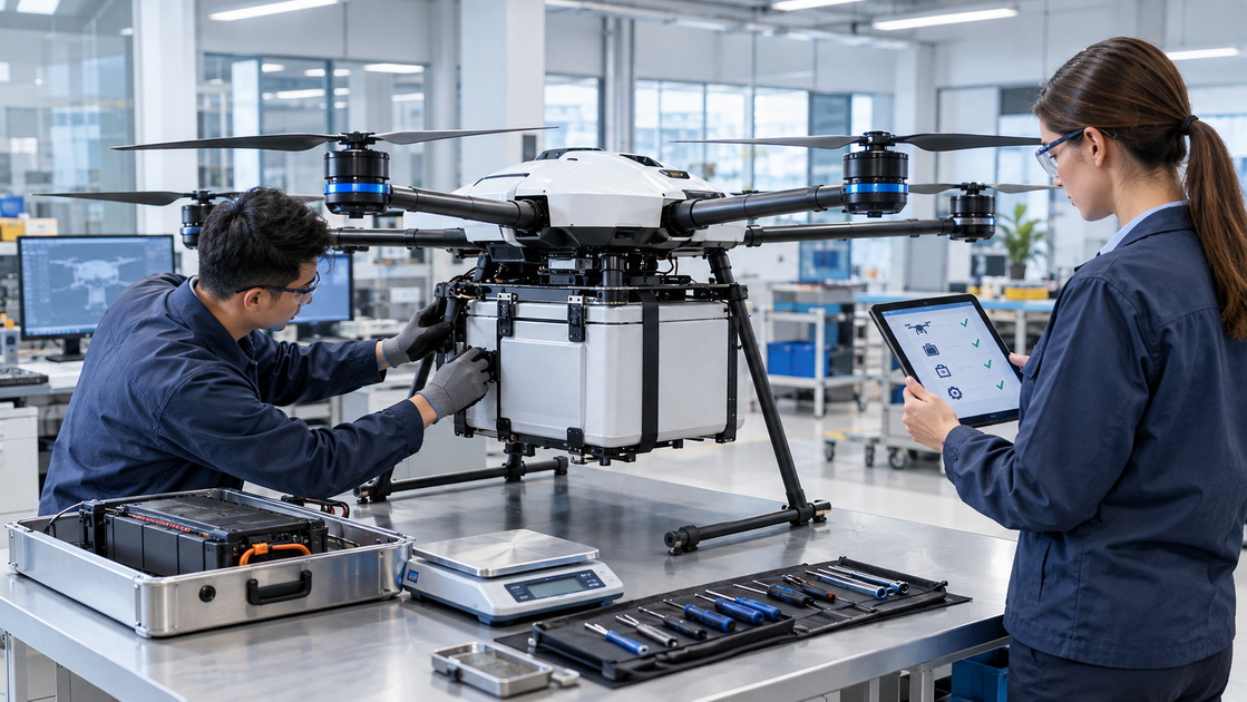 3Food Delivery Drone Quality Inspection 3Food Delivery Drone Quality Inspection
