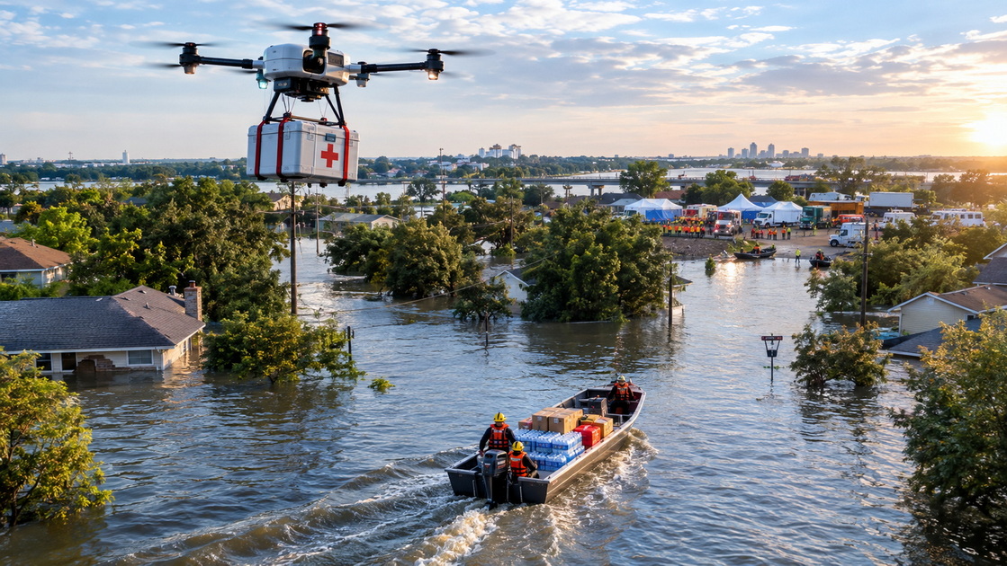 1Drone And River Transport Flood Relief Comparison 1Drone And River Transport Flood Relief Comparison