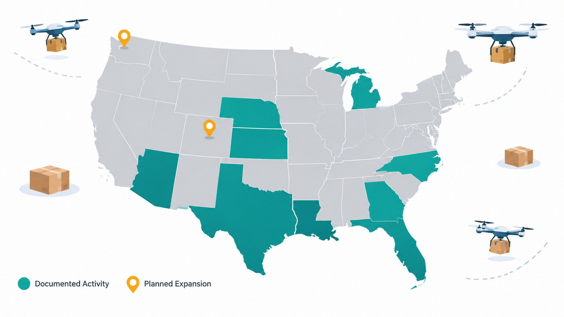 1US Drone Delivery Coverage Overview 1US Drone Delivery Coverage Overview