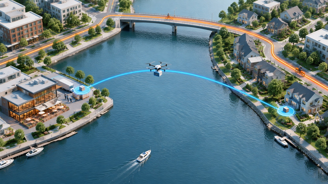 2Cross Waterfront Delivery Route Comparison 2Cross Waterfront Delivery Route Comparison