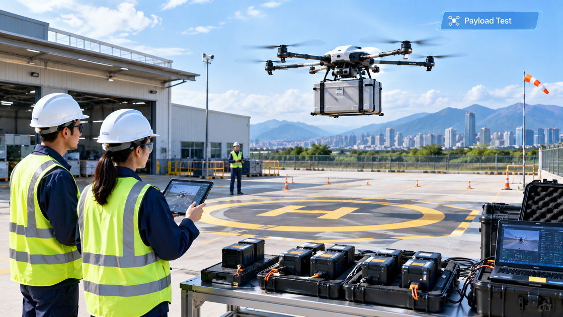 3Commercial Drone Payload Test 3Commercial Drone Payload Test