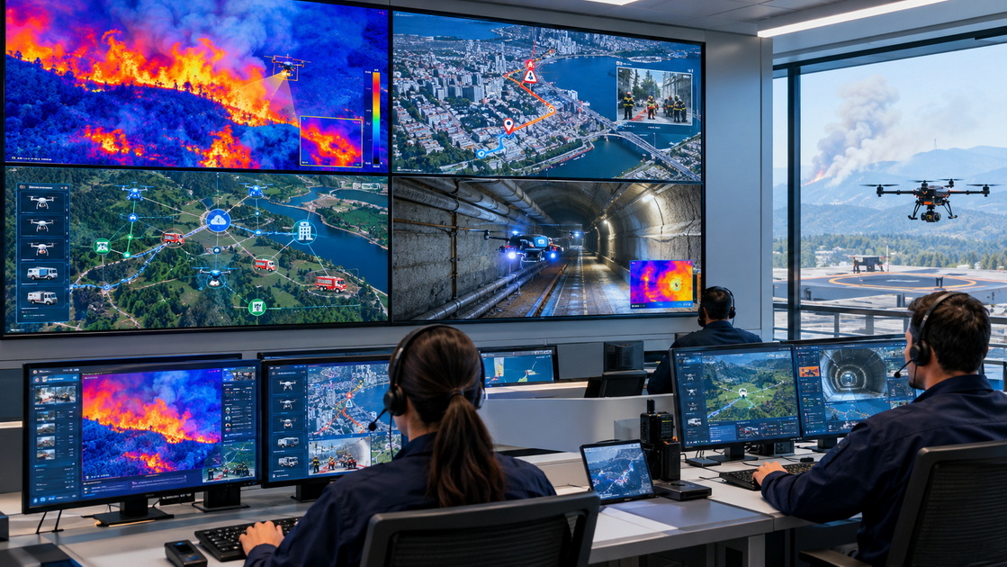 3Unified Emergency Drone Command Center 3Unified Emergency Drone Command Center