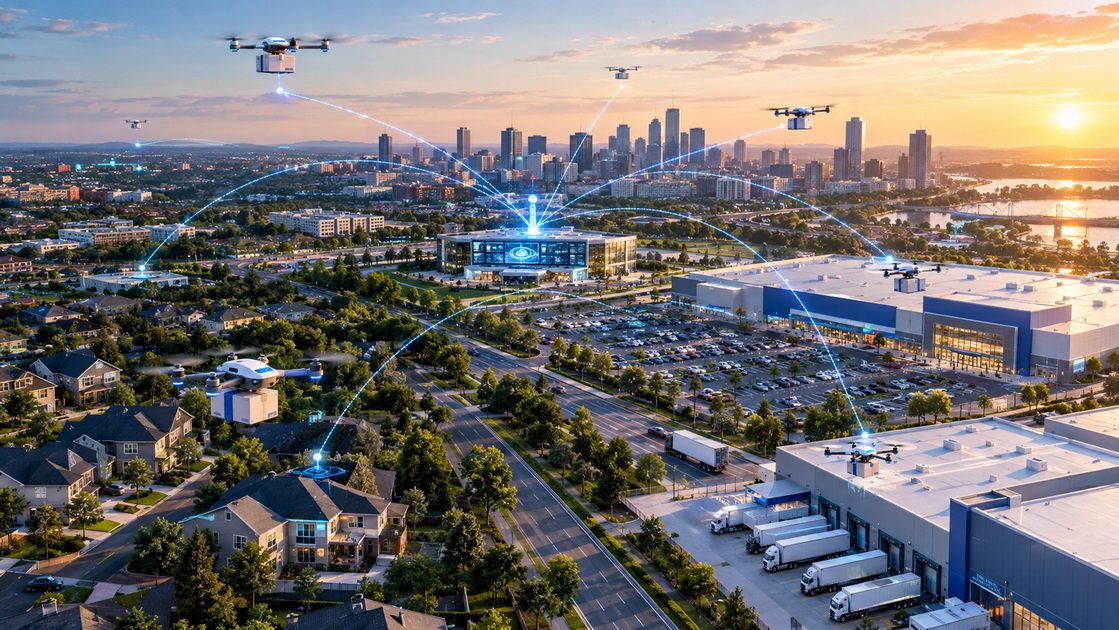 1Urban Drone Delivery Network 1Urban Drone Delivery Network