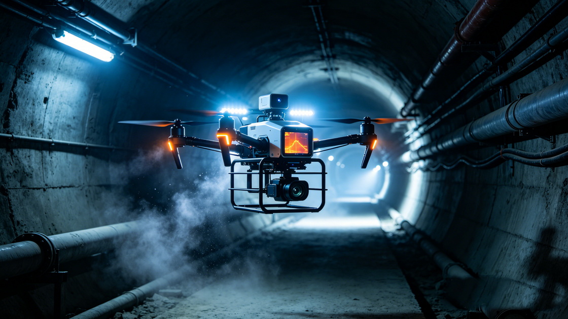 3Underground Tunnel Drone Inspection