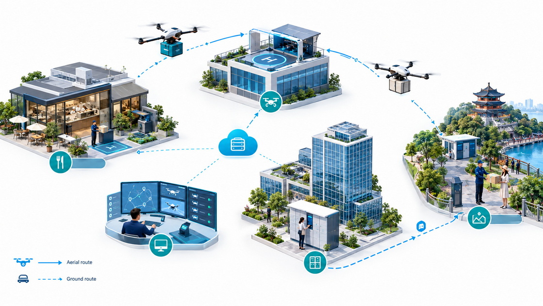 Top 10 Drone Food Delivery Company in China