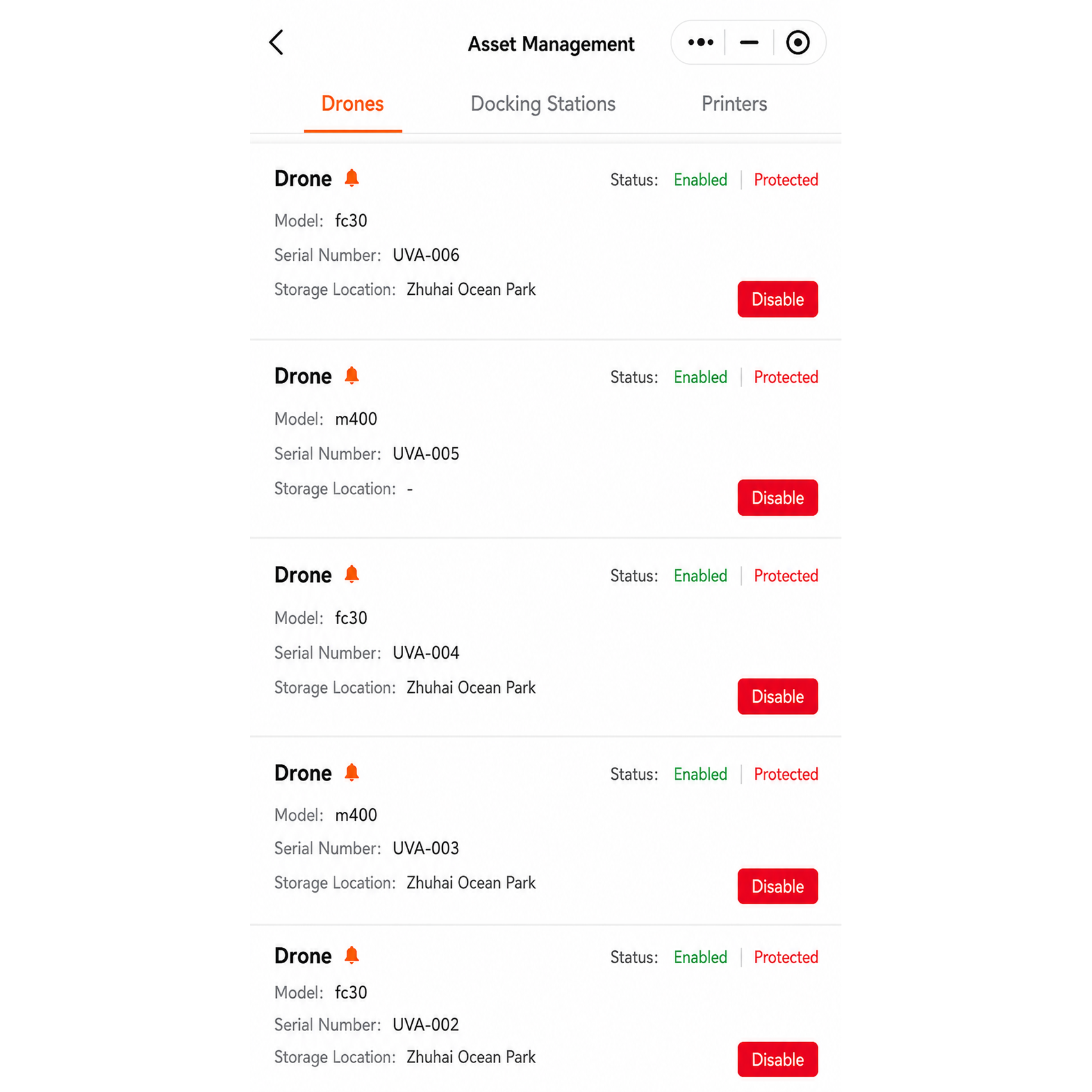 Equipment And Route Management System